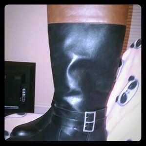 Arizona Denmark thigh boots (black/brown)